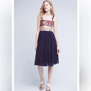 Anthropologie Moulinette Sours Tulle Midi
Dress prom girl core  feminine